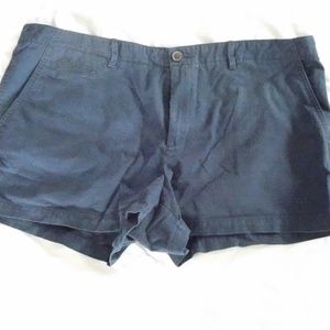 Gap Navy Chino Shorts Size 16
